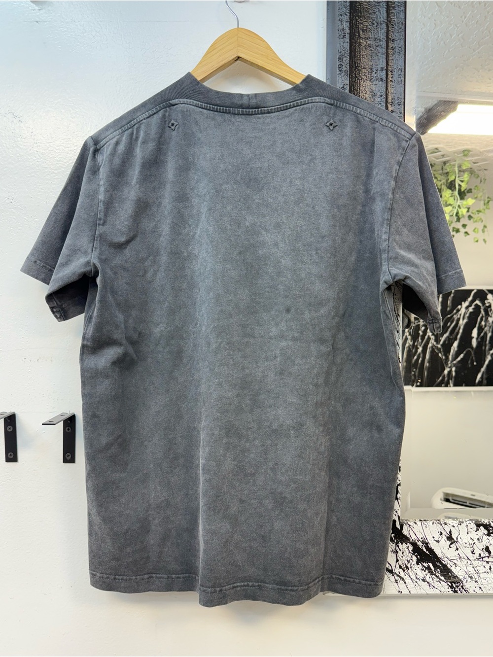 Louis Vuitton Charcoal Gray Embossed Logo Sweatshirt - Picture 8 of 12
